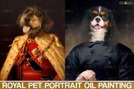 Our pets are royalty, so why not showcase your pet with a regal portrait? Royal Pet Portrait Templates Pet Painting Oil Photoshop V 2 By 2suns Thehungryjpeg Com