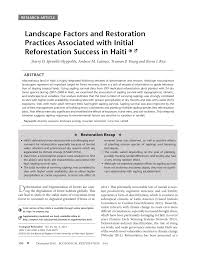 Skipwap pron japanese mom and son. Pdf Landscape Factors And Restoration Practices Associated With Initial Reforestation Success In Haiti