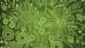 Floral vintage seamless pattern on green background. Deep Green Vintage Floral Seamless Pattern Welovesolo
