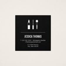 This design by irina maio is a great example of using different color schemes for the front and back of the card. Makeup Kit Square Business Card Cosmetologist Makeupartist Makeup Beauty Cosmetics Stylis Makeup Kit Makeup Artist Business Cards Square Business Card