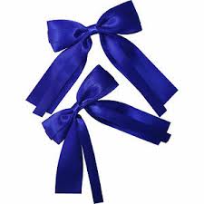 Girl, ribbon, blue hair, blue eyes are the most prominent tags for this work posted on september 6th, 2018. Pair Of Blue Hair Bow Ribbon Clips Clasps Barrettes Girls Toddlers Accessories Ebay