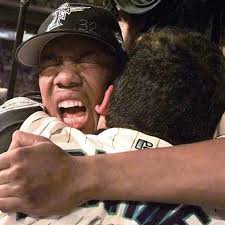 Marlins celebrating 1997 World Series with with festivities