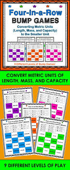 Measurement With The Metric System Metric Conversions Games 4 Md 1 Math Measurement Converting Metric Units Metric Conversions