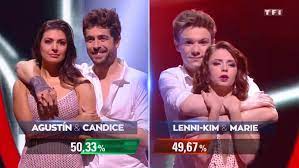 Mais en attendant de savoir qui d'artus, camille lou ou laurent maistret succédera à loïc nottet, les premiers. Danse Avec Les Stars Agustin Et Candice Vainqueurs Devant Lenni Kim Et Marie Tatiana Silva Sur