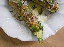 Courgettes Farcies A La Courgette En 20 Minutes Recette Recette Courgette Farcie Courgettes Farcies Recette Avec Courgette