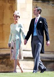 The groom, prince harry, is a member of the british royal family; Prince Harry Meghan Markle Royal Wedding Guests Pippa Middleton Dress Fashionista