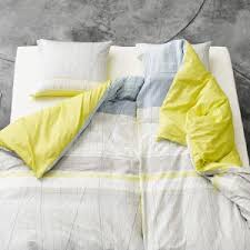 おしゃれリネン ベット布団カバー hay ヘイ bed linen ベッドリネン 布団カバー ピローケースセット colour block イエロー こんな生活 北欧インテリアブログ yaplog ヤプログ bygmo 布団カバー ベッドリネン 布団カバー おしゃれ