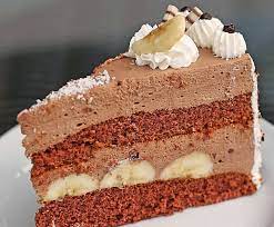 Sahne mit sahnesteif und vanillezucker steifschlagen. Schoko Bananen Sahne Supereinfach Und Lecker Steffi S Torten Makeup