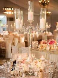 36 Tall 4 Arm Premium Crystal Glass Candle Holder In 2020 Tall Wedding Centerpieces Wedding Centerpieces Wedding Table