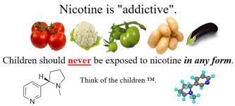 It is difficult to imagine, but harmless tomatoes contain a fairly significant amount of nicotine. Skip Murray On Twitter Then Why Do We Tell Our Children To Eat Foods That Contain Nicotine Fear The Smoke And Tar Not Nicotine Not Vapor Https T Co Joefvyw3pe Twitter