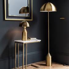 Hudson Retro Metal Standing Floor Lamp Gold Floor Standing Lamps Gold Floor Lamp Gold Table Lamp