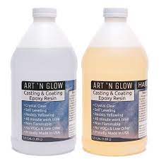 Art N Glow Clear Casting And Coating Epoxy Resin 1 Gallon Kit Walmart Com In 2021 Clear Epoxy Resin Crystal Clear Epoxy Resin Epoxy Resin Crafts