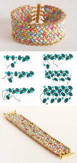 Seed Bead Bracelet Diy Pletem Braslet Iz Bisera I Busin Seed Bead Bracelets Diy Bead Jewellery Beading Patterns