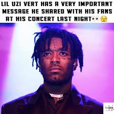 Lil Uzi Vert Has A Important Message For His Fans🙏🏾😭 #LilUzi #Vert # Concert