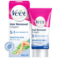 Girls, don't get caught out with stubbly, hairy legs! Veet 5 In 1 Skin Benefits Hair Removal Cream Sensitive Skin Buy Veet 5 In 1 Skin Benefits Hair Removal Cream Sensitive Skin Online At Best Price In India Nykaa