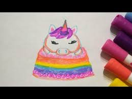 Einhorn Torte Zeichnen Kuchen Malen How To Draw Unicorn Cake Risuem Tort Edinorog Raduzhnyj Youtube