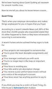 Ill see your Quiet Quitting post and raise you one for Quiet Firing :  rLinkedInLunatics