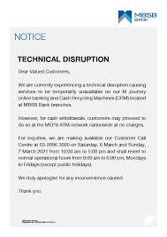 Certificates of deposit · no minimum balance offers Notices Mbsb Bank