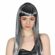 Did you like this trendy haircut for grandma hairstyles ideas video? Grey Long Wig With Fringe Womens Ladies Old Grandma Hair Accessory Costume Party Ebay
