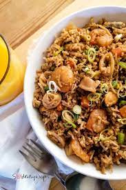 Nasi Goreng Seafood Indonesian Seafood Fried Rice Recipe So Yummy Recipes