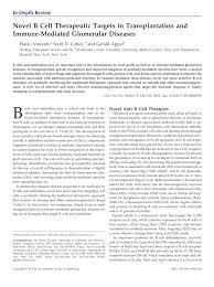 Read the best books by gerald crawford and check out reviews of. Pdf Novel B Cell Therapeutic Targets In Transplantation And Immune Mediated Glomerular Diseases