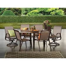 Myhome Savannah 7 Pc Patio Set Dining Furniture Sets Patio Set Garden Table And Chairs