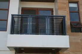 Rectangular pool with walk out bi level basement. Balcony Grill Design Balcony Railing Design Balcony Grill