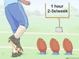 Set your supporting foot in line with the soccer ball to keep the ball low and increase its distance. How To Kick A Football With Pictures Wikihow