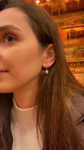 14k Yellow Gold Round Earrings, Gold Solitaire Earrings, 14K Women's  Earrings, Solid Gold Earrings, Gold Latch back Earrings