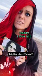 Emo Girl Doing The Little Mermaid