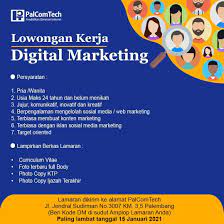 Hanya kandidat terbaik yang akan dipanggil. Lowongan Kerja Lkp Palcomtech Palembang Posisi Digital Marketing Karir Palcomtech