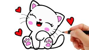 Cat | simple cat drawing. How To Draw A Cat Easy Step By Step