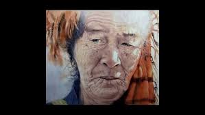 Figure and portrait paintings in Watercolour by Artist Aung Lin Tun