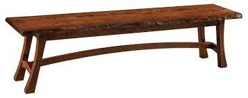 Our amish bay hill bench is available in oak, 1/4 sawn oak, cherry, maple and cherry/maple combo. Amish Benches Dutchcrafters Amish Furniture
