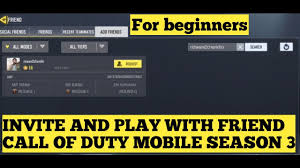 Maybe you would like to learn more about one of these? Invite And Play With Friends Call Of Duty Mobile Season 3 Tips And Tricks Youtube