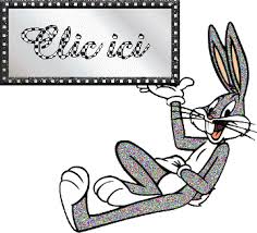 Clic ici - Bugs Bunny - Gif scintillant - Gratuit - Le blog de ...