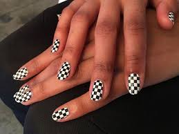 I came up with this all black and white design, while she created a gorgeous colorful one. The Coolest Black And White Nail Designs According To Instagram Flipboard