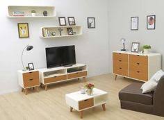 Perabot ruang keluarga unit modern sederhana model baru desain mdf veneer laminasi kayu rak tv berdiri kabinet dengan laci buy meja teh meja tv rak. 78 Best Desain Ruang Tv Ideas In 2021 Living Room Designs Home Decor Home