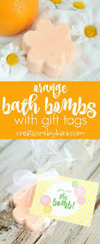 Orange Bath Bombs With Free Printable Gift Tags Homemade Bath Bombs Make Great Gifts Bath Bomb Recipe Easy Bath Bombs Diy Recipes Bath Bomb Recipes