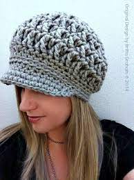 Chunksta Newsboy Pattern For Super Chunky Aka Bulky Yarn Etsy Gorro De Croche Feminino Bones De Croche Pontos Basicos De Croche