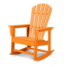 polywood south beach patio rocking chair orange outdoor rocking chairs plastic rocking chair patio rocking chairs