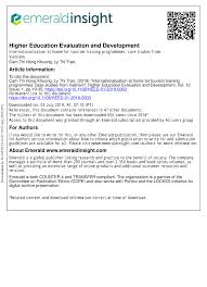 PDF) Internationalisation at home for tourism training programmes: case  studies from Vietnam