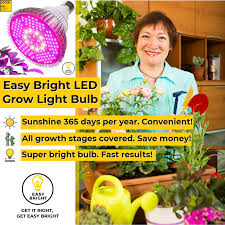 Grow lights are a great way to supplement natural lighting and. Vegetables Garden Flowers 100w Led Grow Light Bulb Full Spectrum Lamp For Indoor Plants By Easy Bright Ac85 265v E27 Base With 150 Leds Greenhouse Hydroponic Growing Gardening Patio Lawn Garden