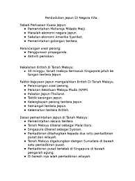 Start studying bab 4 faktor perluasan kuasa. Pendudukan Jepun Di Negara Kita