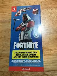 Nintendo Switch Double Helix Fortnite Skin 1000 V Bucks No Console Code Coding Nintendo Switch Fortnite
