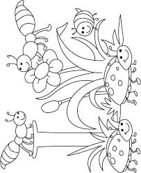 Thematic Coloring Pages For Each Letter Insect Coloring Pages Bug Coloring Pages Coloring Pages