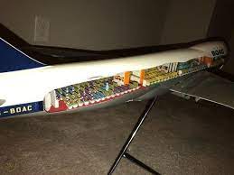 Boac 747 Travel Agent Model Cutaway Rare Magnificent Airplane 1856402308