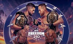 Live Now! UFC White House ‘Freedom 250’ play-by-play, results & round scoring