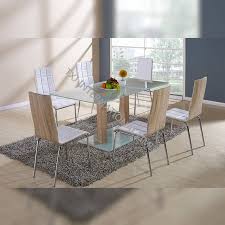 Width 50cm depth 57cm height 110cm. China 100 Original Wood Imitated Dining Chair Td 1393 Tempered Glass Table With 6 Chairs For Kitchen Room Txj Manufacturers And Suppliers Txj