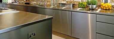 If you're looking for an affordable. Handleless Base Cabinets Stainless Steel Kitchen Cabinets Cavendish